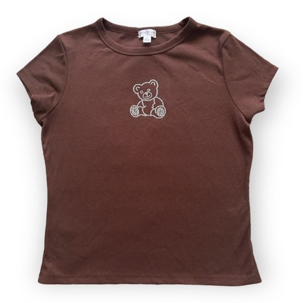 NWOT Angel Kiss Vintage Brown Teddy Bear Shirt